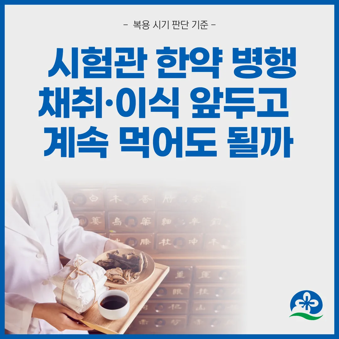 시험관 한약 병행, 채취·이식 앞두고 계속 먹어도 될까 — 시기별 기준